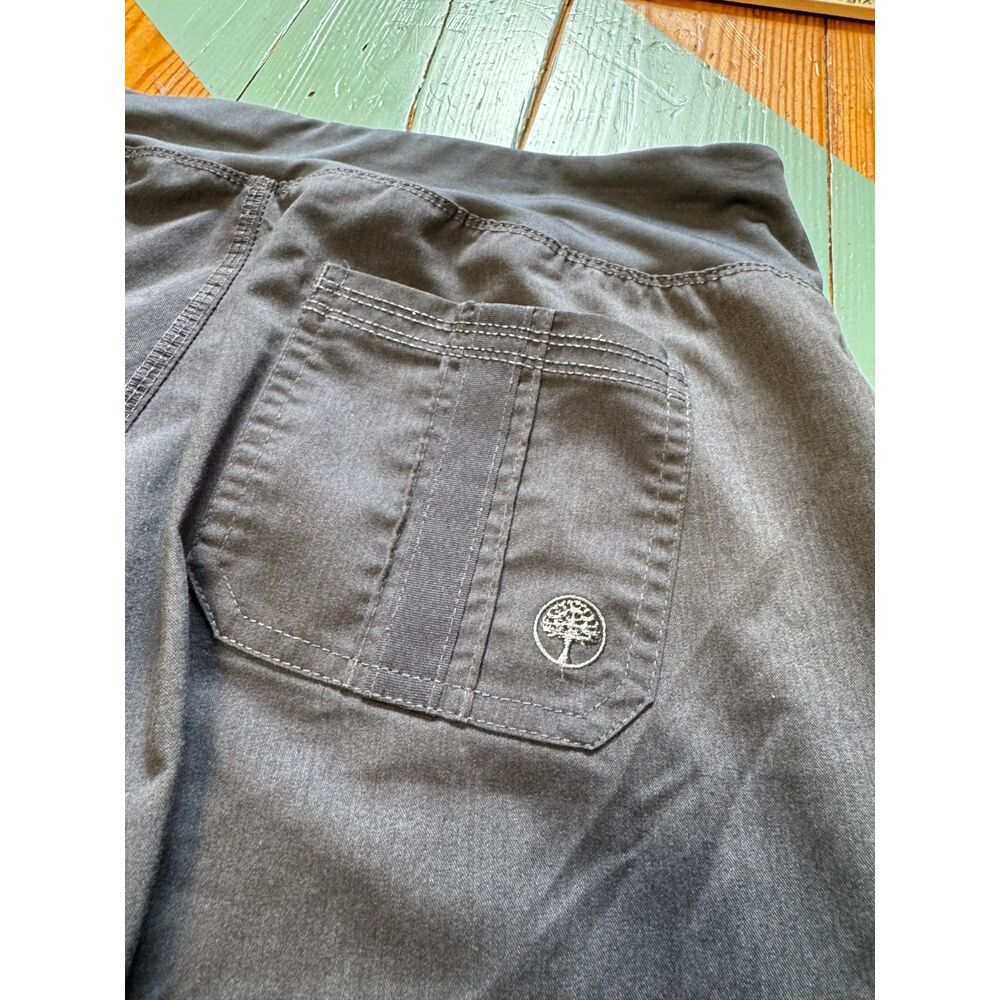 Purple Label YOGA by Healing Hands Gray Utility Cargo Scrub Pants Women’s M - Picture 10 of 12